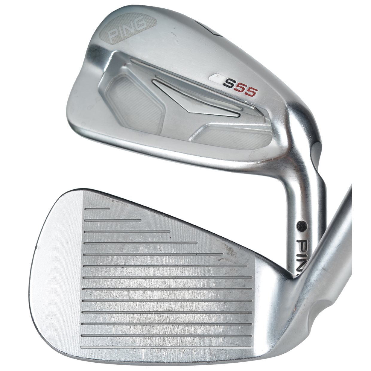 Ping S55 Iron Set 4PW Used Golf Club at GlobalGolf.ca