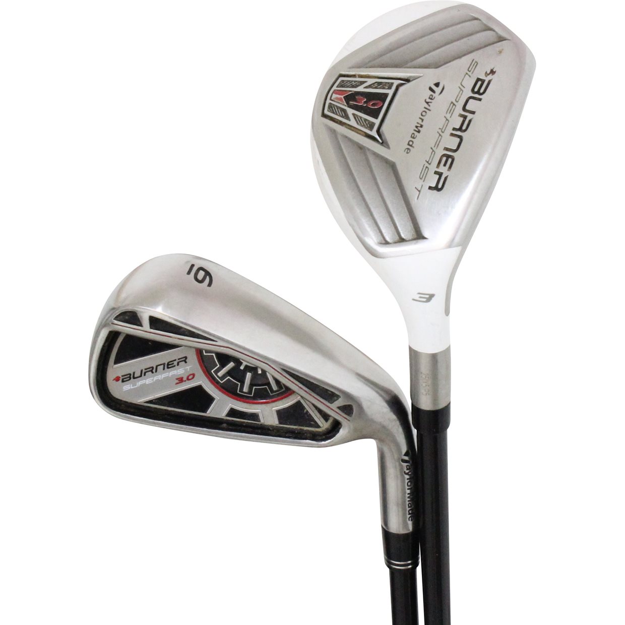 TaylorMade Burner Superfast 3.0 Combo Iron Set 3H, 4H, 5PW Used Golf